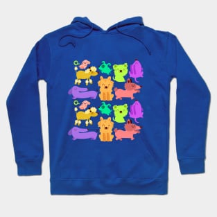 Colorful doggos Hoodie